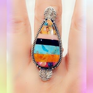 Turquoise Multi Stone Gemstone Ring